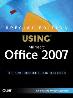 cover image of Special Edition Using Microsoft&#174; Office 2007